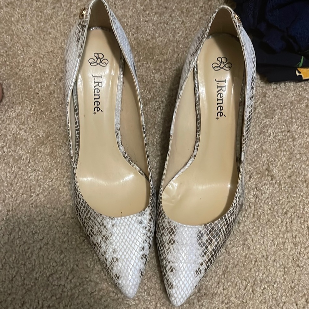 Snake skin shoes